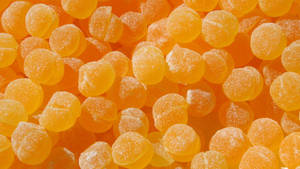 Orange Sugar Candies Wallpaper