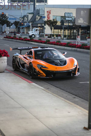 Orange Thin P1gtr Mclaren Iphone Wallpaper