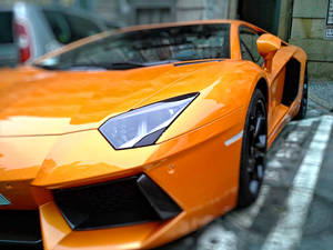 Orangey Metallic Best Car Choice Wallpaper