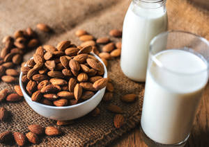 Organic Almond Milk Wallpaper