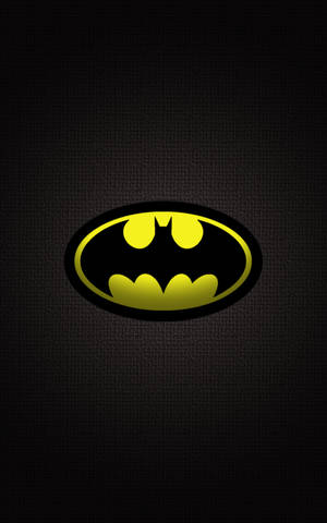 Original Batman Logo On Iphone 4 Wallpaper