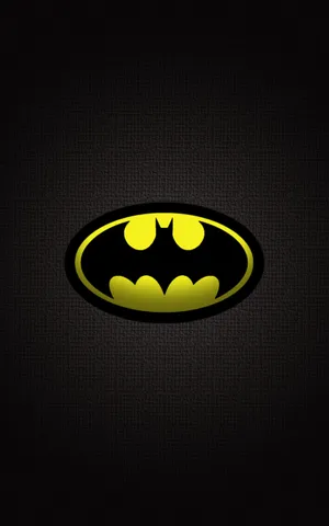 Original Batman Logo On Iphone 4 Wallpaper