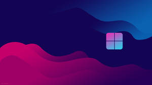 Original Windows Magenta And Blue Wallpaper