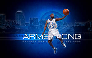 Orlando Magic Darrell Armstrong Cover Wallpaper