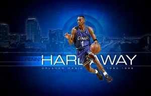 Orlando Magic Penny Hardaway Cover Wallpaper