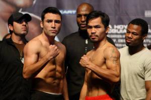 Oscar De La Hoya Vs Manny Pacquiao Wallpaper