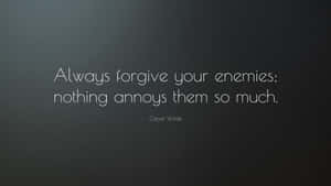 Oscar Wilde Enemies Quote Wallpaper