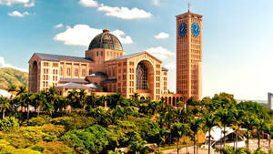 Our Lady Of Aparecida Basilica Church Wallpaper