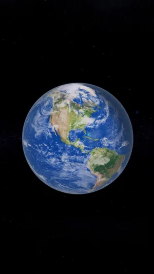 Our Planet In Space 4k Phone Wallpaper