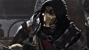 Out For Revenge: Scorpion In Mortal Kombat 11 Wallpaper