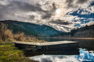 Outdoor Makeshift Bridge Wallpaper