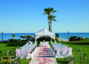 Outdoor Wedding Venue Wallpaper