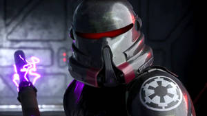 Outfitted In Dark Brown Armor, A Purge Trooper Stands Ready To Take On Any Threat. Wallpaper