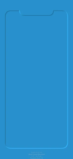 Outline 3d Blue Display Iphone Wallpaper