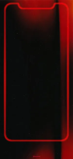 Outline Red Line Iphone Wallpaper