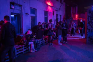 Outrun Sunset Racing Car Wallpaper