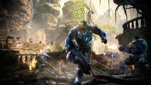 Outwit Enemies In Cool Gears Of War 5 Wallpaper