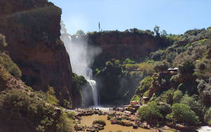 Ouzoud Falls Morocco Wallpaper