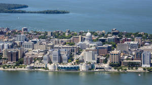 Overhead Perspective Of Madison Wallpaper