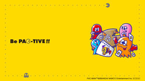 Pac Man Be Pac-tive Poster Wallpaper