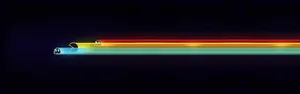 Pac Man Chasing A Ghost Multi Monitor Wallpaper