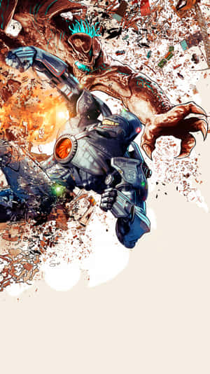 Pacific Rim Battle Artwork Wallpaper