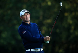 Padraig Harrington Eyeing The Ball Wallpaper