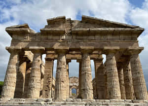 Paestum Collapsing Wallpaper