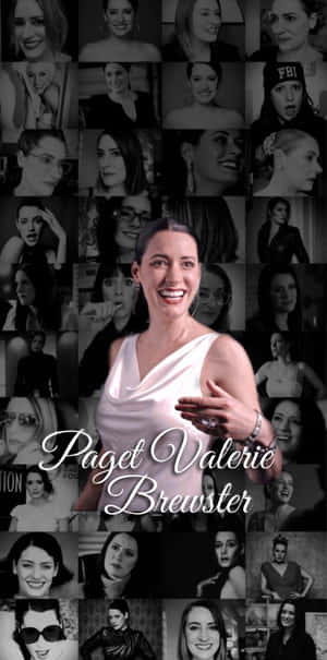 Paget Brewster Smiling Elegantly Wallpaper