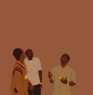 Paid In Full Cartoon Art Wallpaper