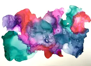 Paint Splatter Aesthetic Plain White Wallpaper