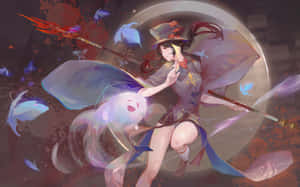 Painting Hu Tao Pfp Wallpaper