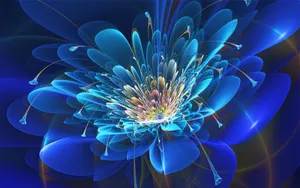 Painting Of Blumen Flower Design Wallpaper