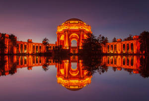 Palace Of Fine Arts Bright Lights Wallpaper