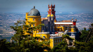 Palácio Da Pena In Sintra Portugal Wallpaper