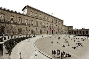 Palazzo Pitti Facade View Wallpaper