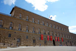 Palazzo Pitti Flag Wallpaper