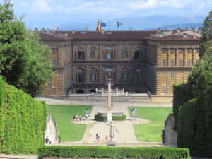 Palazzo Pitti Lush Garden Wallpaper