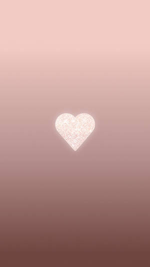Pale Heart Aesthetic Glitter Wallpaper