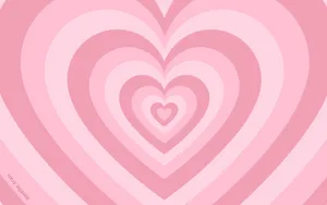 Pale Pink Wildflower Heart Wallpaper
