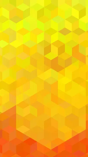 Panasonic Yellow Orange Hexagon Wallpaper