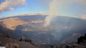 Panoramic Shot Kilauea Volcano Wallpaper