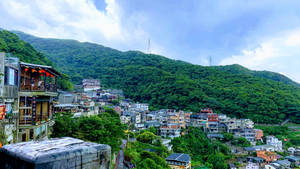 Panoramic View Of Ruifang, New Taipei City Wallpaper