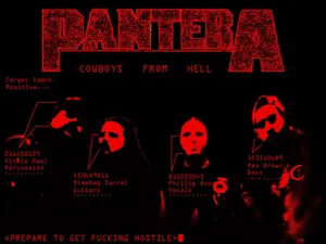 Pantera Cowboys From Hell Wallpaper