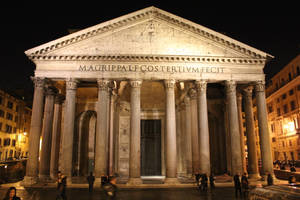 Pantheon Nighttime Visitors Wallpaper