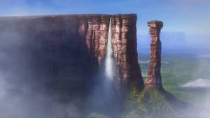 Paradise Falls Up Movie Wallpaper