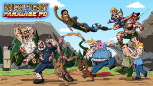 Paradise Pd Meets Brickleberry Wallpaper