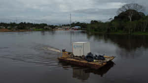 Paramaribo Energy Battery On Suriname River Wallpaper