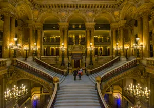 Paris Opera House Grand Escalier Wallpaper