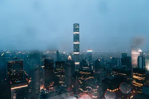 Park Avenue New York City Night View Wallpaper